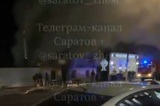 Мужчина пострадал на ночном пожаре в центре Саратова