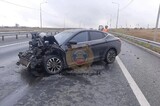 Женщина-водитель пострадала в утреннем ДТП с фурой на трассе в Саратове