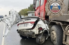Водитель KIA погиб в столкновении с грузовиком рядом с Аткарском