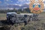 Фура перевернулась после встречи с «Грантой», японский грузовик разбился об экскаватор