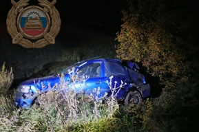 Мужчина в поле перевернул машину и погиб