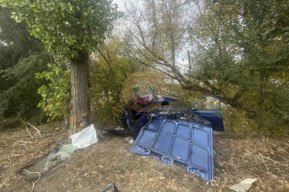 «Семёрка» врезалась в дерево в Саратове: водитель погиб