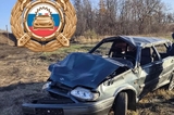 «Четырнадцатая» съехала с дороги и опрокинулась: один человек погиб, другой — пострадал 