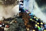 В Балаково двое мужчин госпитализированы после пожара в девятиэтажке