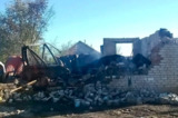 Мужчина получил ожог спины в результате крупного пожара в сельском доме