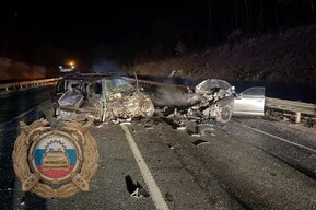 Водитель Toyota погиб в ДТП на федеральной трассе в Вольском районе