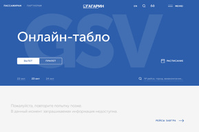 В закрытом накануне для полетов «Гагарине» сняли ограничения, но там не работает онлайн-табло
