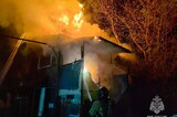 Рядом со Славянской площадью пожар уничтожил частный дом (фото)